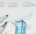 von der Skizze zum fertigen Bau von der Skizze zum fertigen Bau